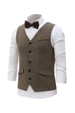 Noir Single Breasted Shawl Lapel Veste de costume pour homme