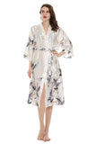 Blush Print Kimono Robes de mariée