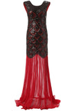 Robes à paillettes Rouge & Noir des années 20