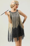 Round Neck Black Fringed 20 Robe