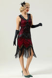 Robe rose Gatsby sans manches des années 20