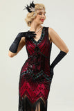 Robe rose Gatsby sans manches des années 20